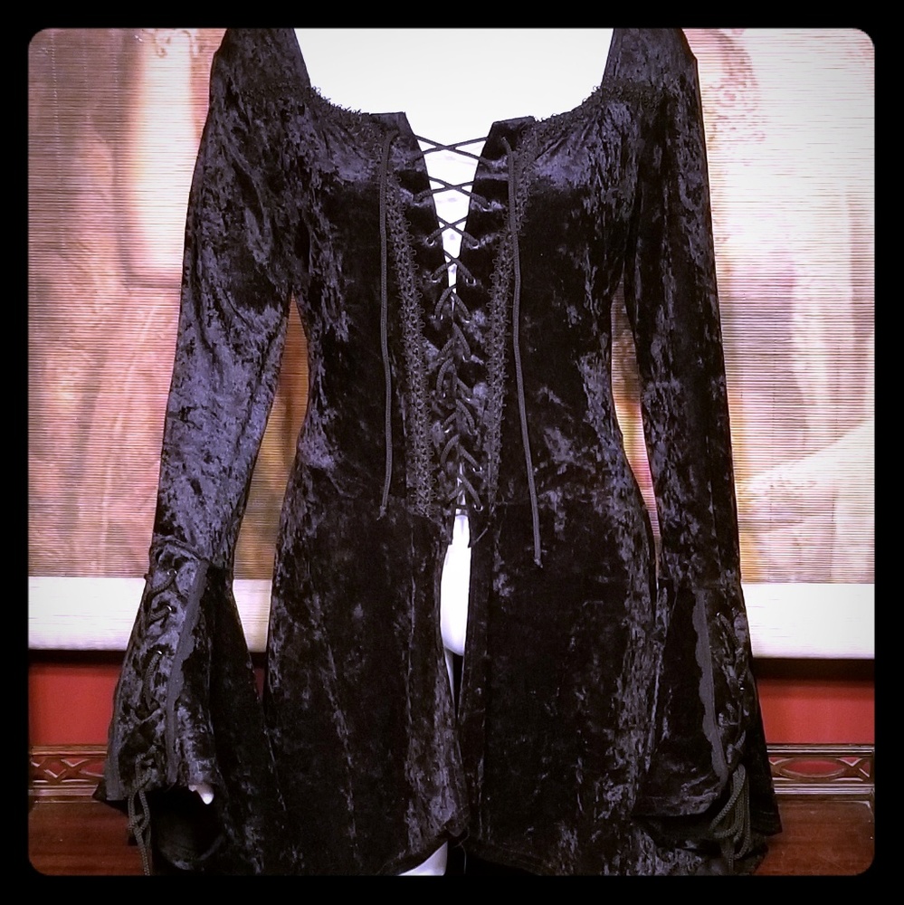 Lip service corset tunic